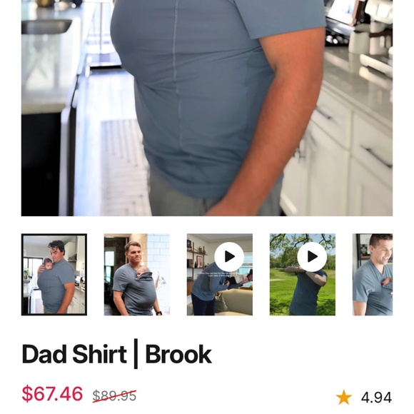 Two Lalabu baby wearing shirts - Picture 7 of 7